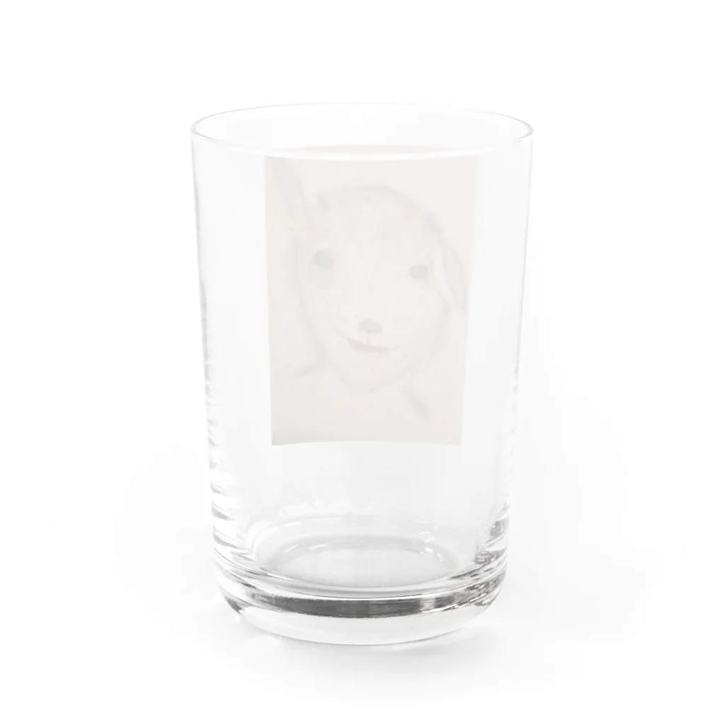 しましまミルクのふわふわ子やぎのアートマグ‼️ Water Glass :back