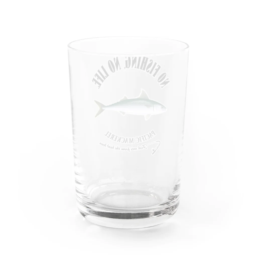 猫と釣り人のMASABA_EB_2CW Water Glass :back