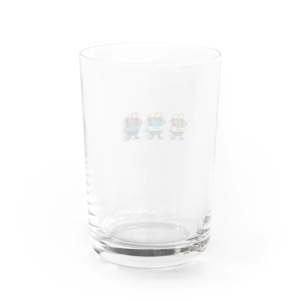 yume05070502の犬ですか？三兄弟 Water Glass :back