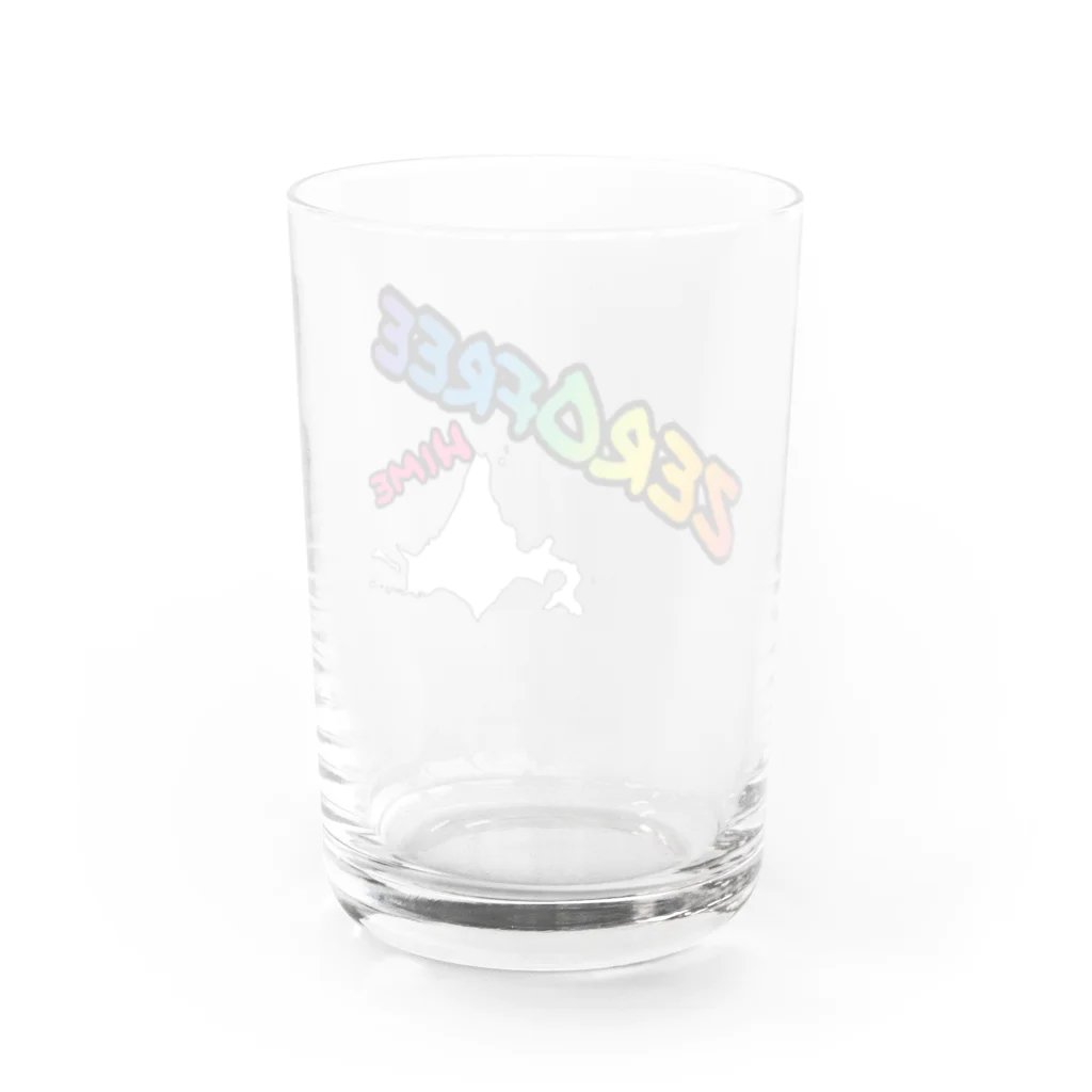 羽元 闇姫のチームZEROfree Hime Water Glass :back