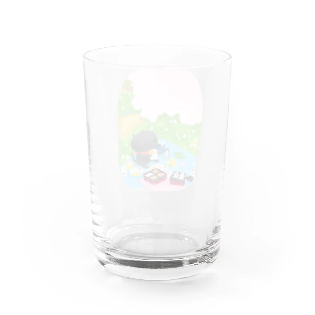 sagaoujiのおはなみピクニック Water Glass :back