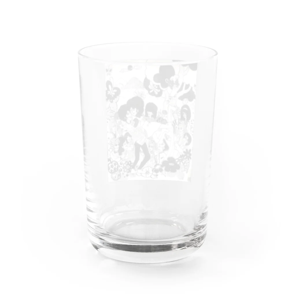 モダニストショップのやっと会えたね Water Glass :back