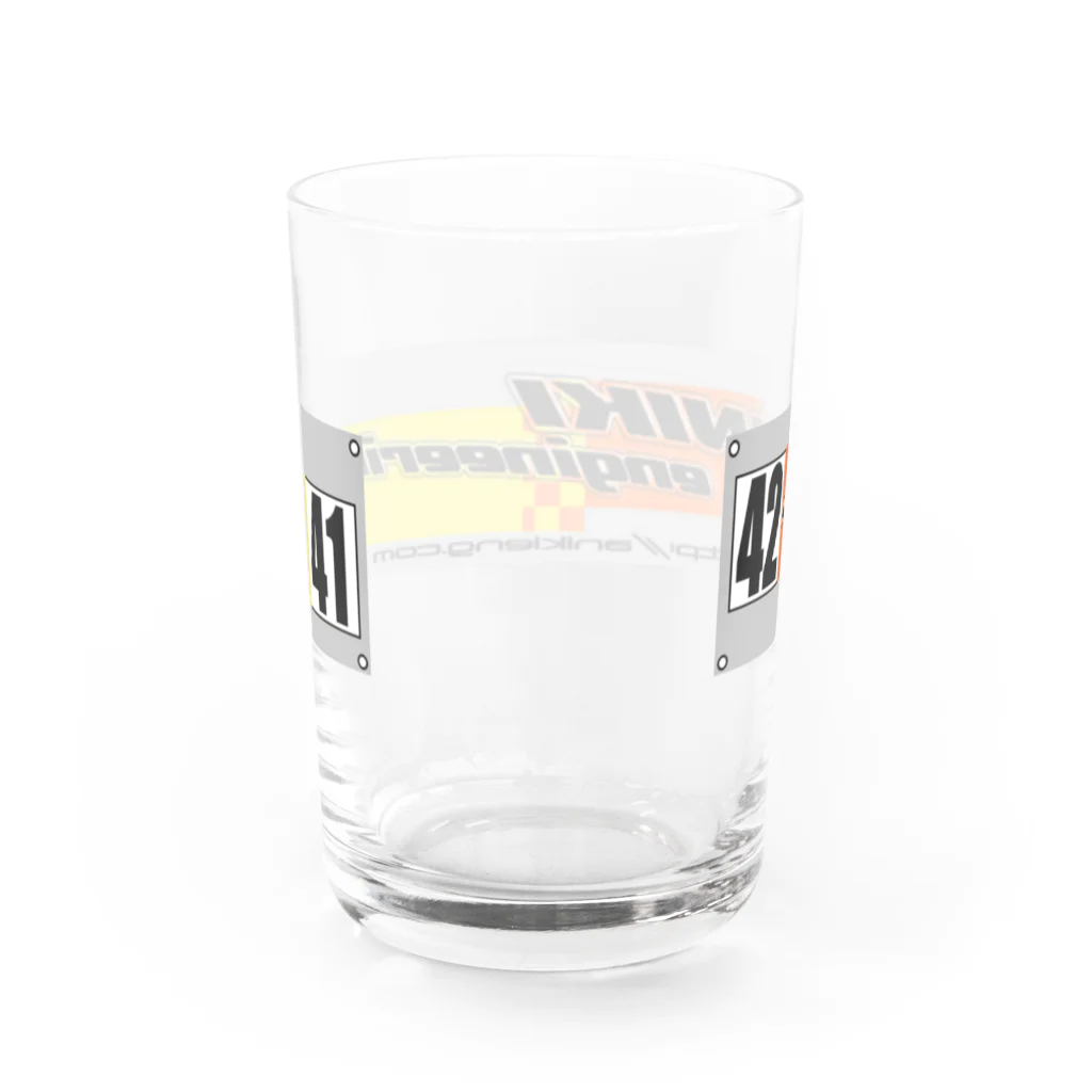 衝動的意匠物品店　「兄貴」のTeam「ANIKI ENGINEERING」 Water Glass :back