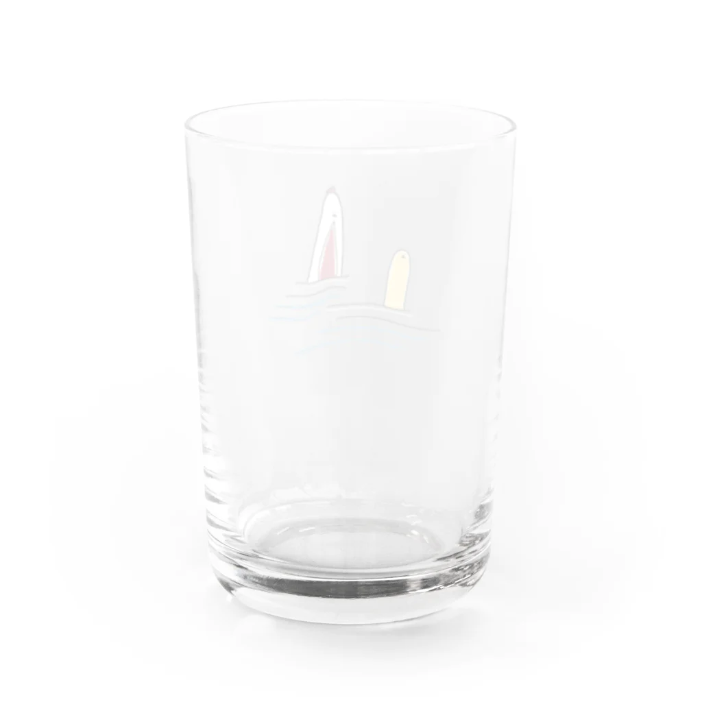 えばまのながとriver Water Glass :back