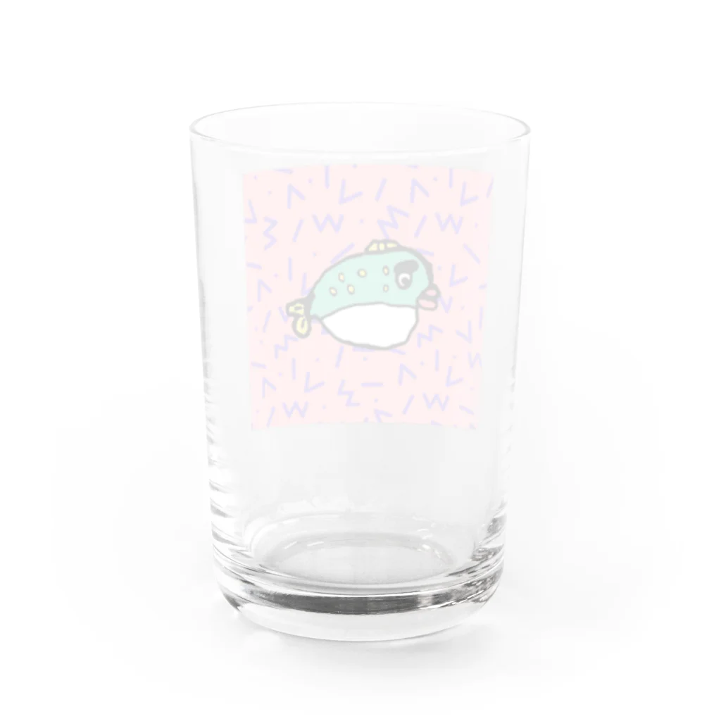 物山出版のいぬ Water Glass :back