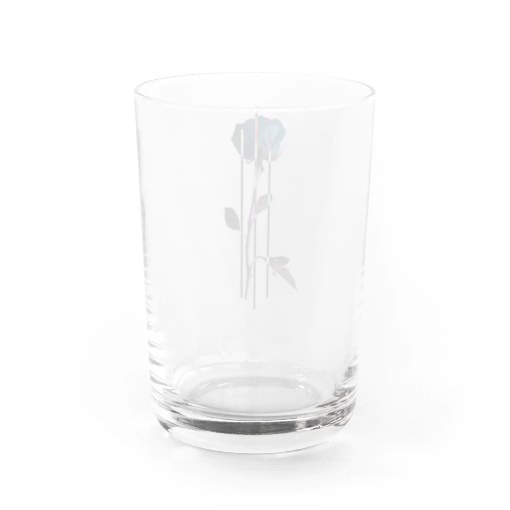 penoitrodのBlue rose Water Glass :back