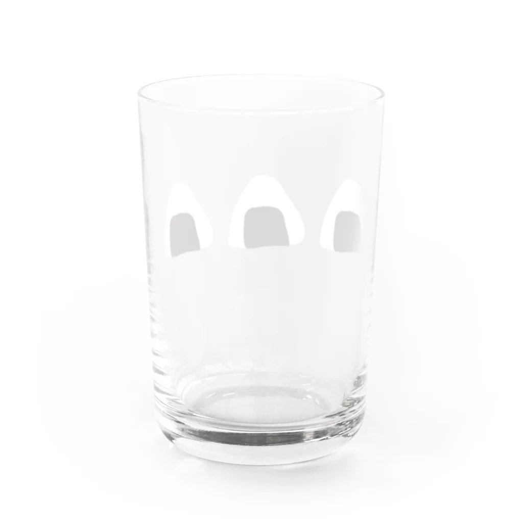 せ　みのおにぎり。 Water Glass :back