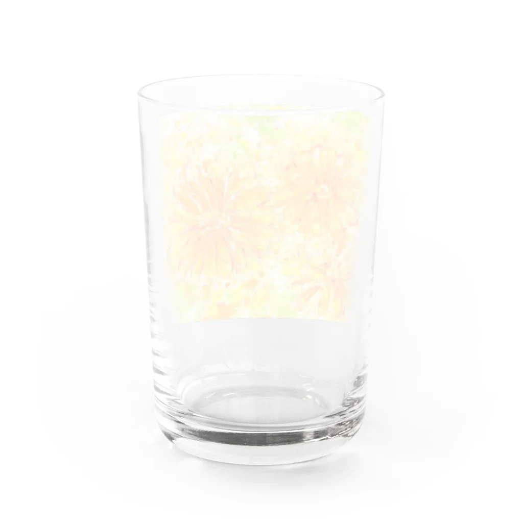 ICHIの幸せのマーガレット Water Glass :back