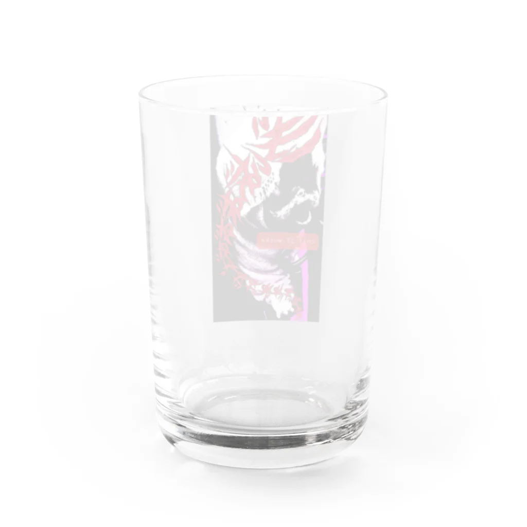 coji-32_worksの鍵の子SCREAM Water Glass :back