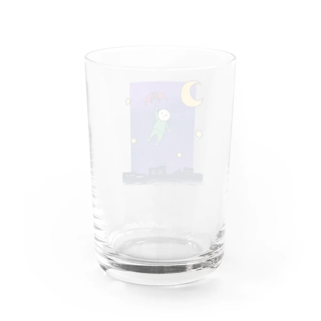 lemon16🍋れもんいろのお空を漂う Water Glass :back