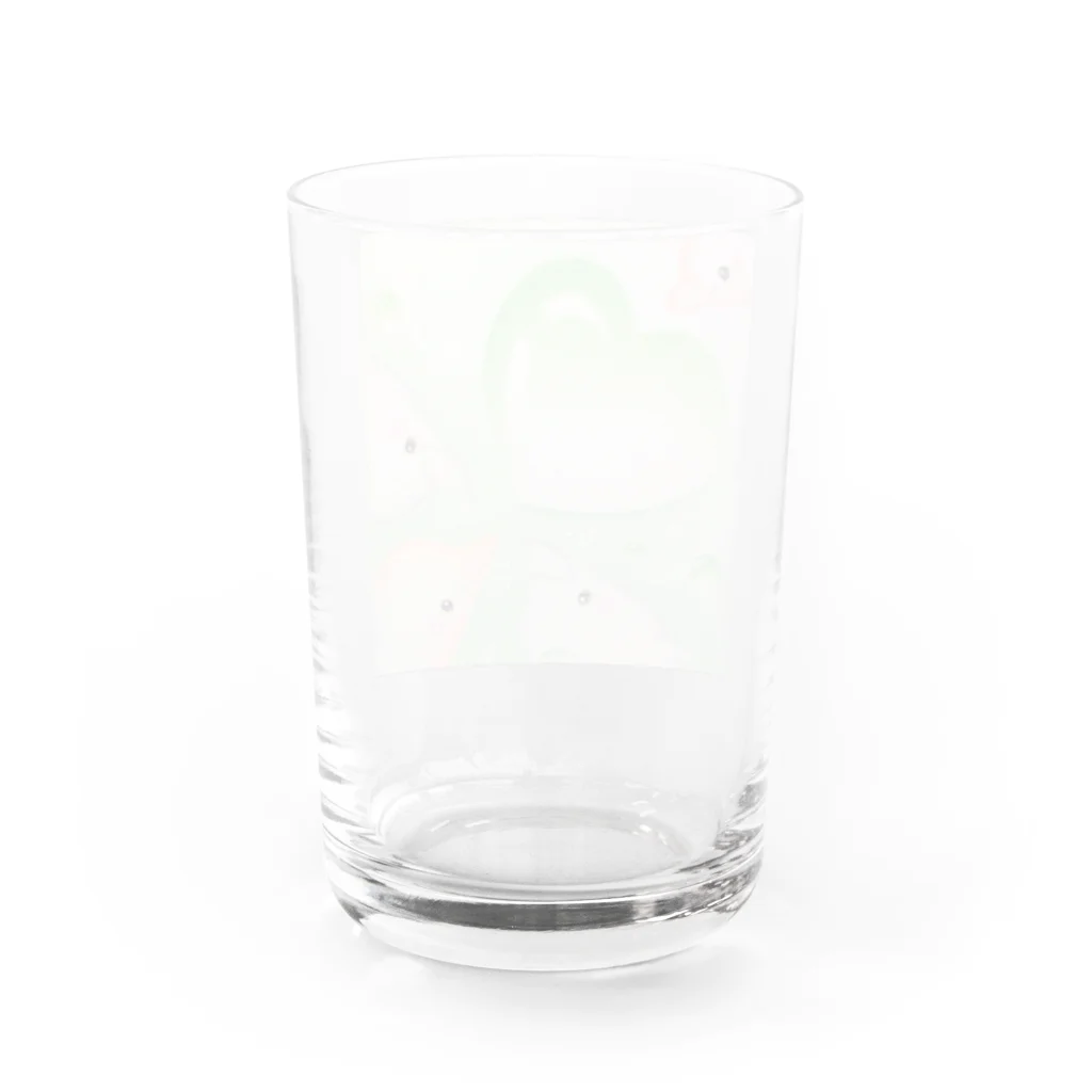 aiart aimiのハートを見つけたイルカちゃん Water Glass :back