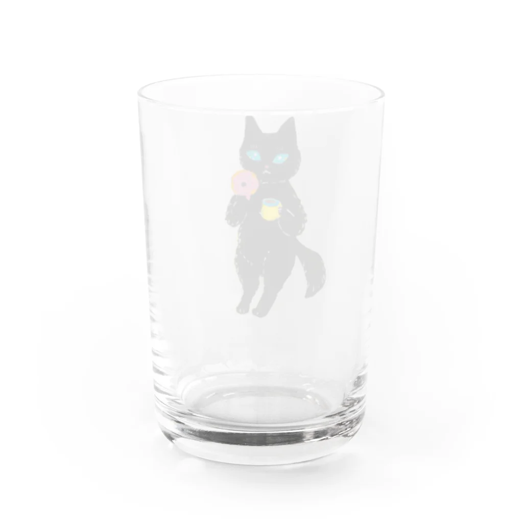 水晶研究所のチョコケーキちゃん Water Glass :back