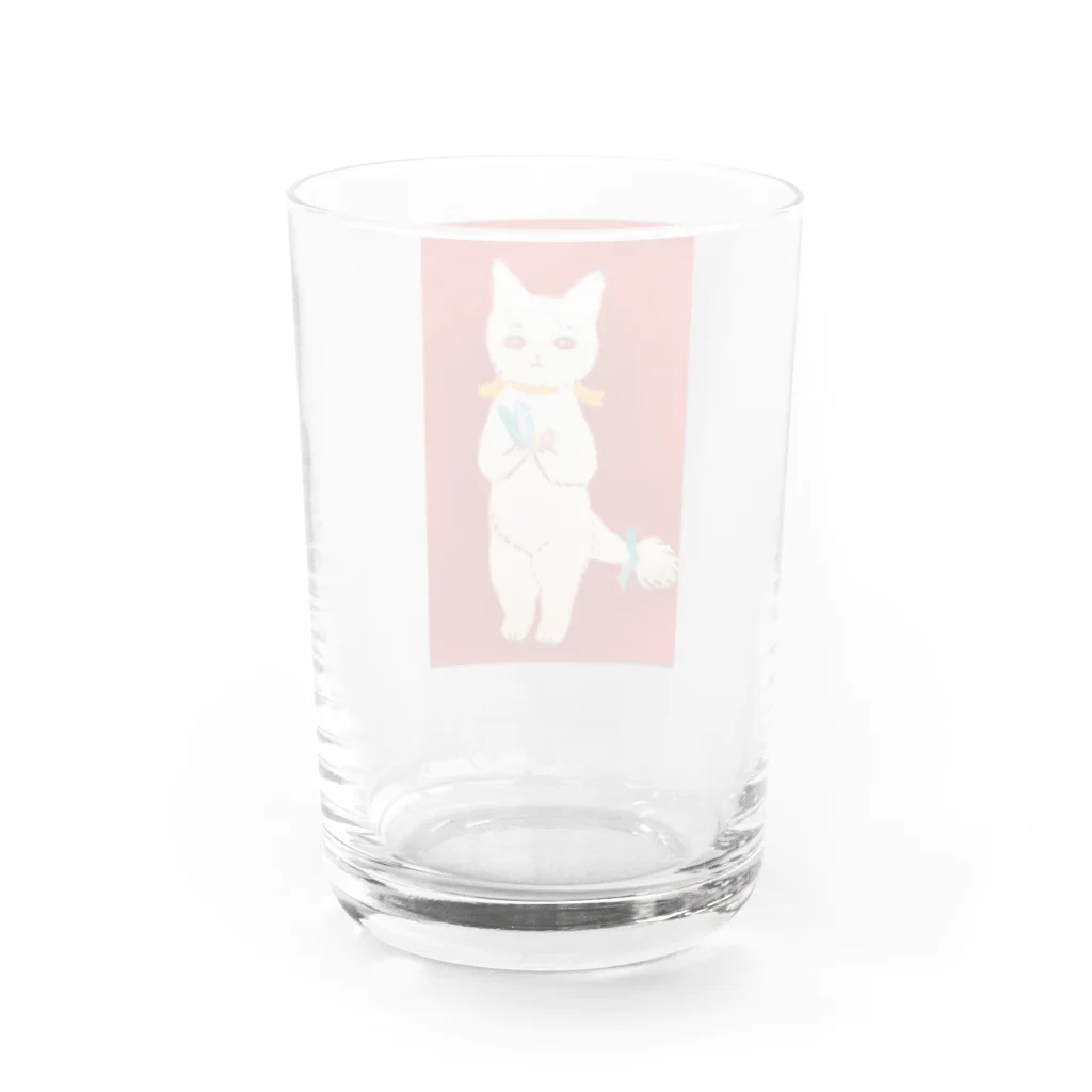 水晶研究所のりんチャン Water Glass :back