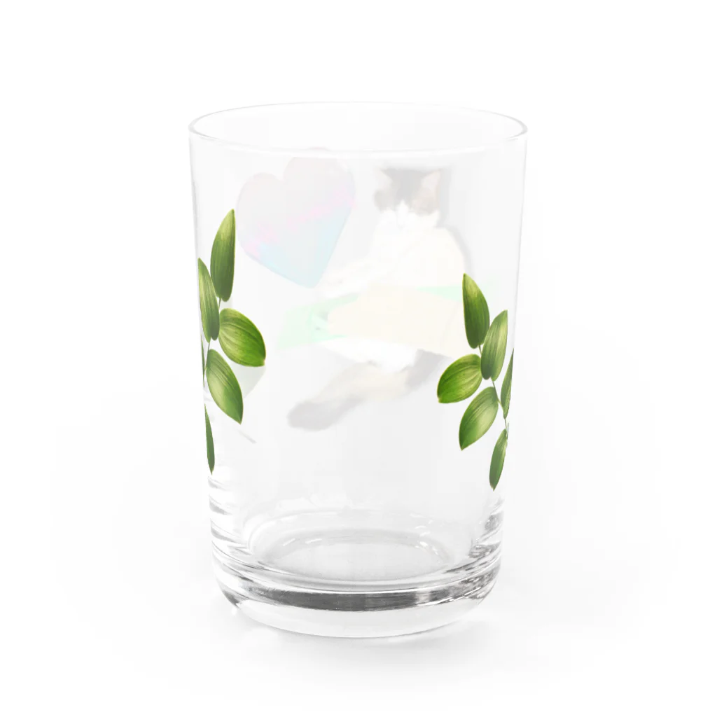 𝙈𝙊𝙈𝙊'𝙨 𝙎𝙝𝙤𝙥のbotanical-MOMO Water Glass :back