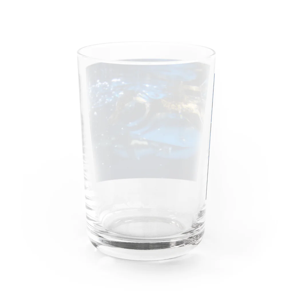 No.8のペンギン Water Glass :back