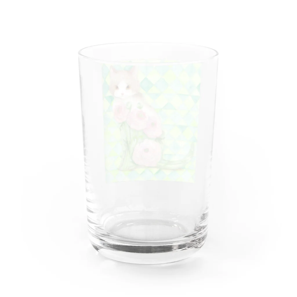 catanorynecoのラニャンキュラス -アンティーヴ- Water Glass :back