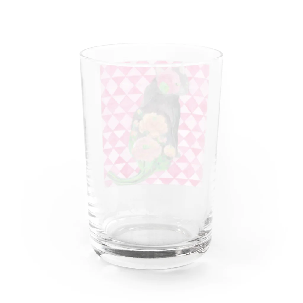 catanorynecoのラニャンキュラス -レイネッテグリーン- Water Glass :back