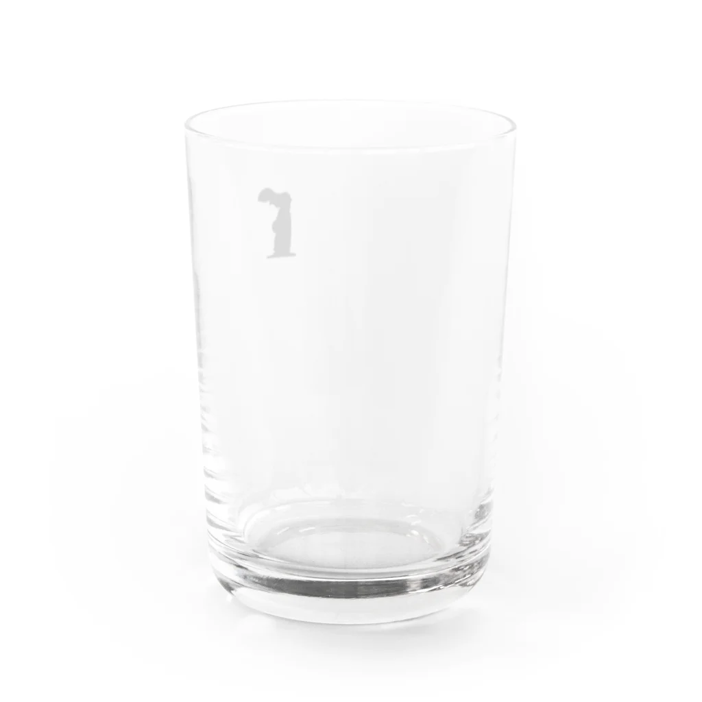 puikkoのサモトラケのニケ（ワンポイント　黒） グラス反対面