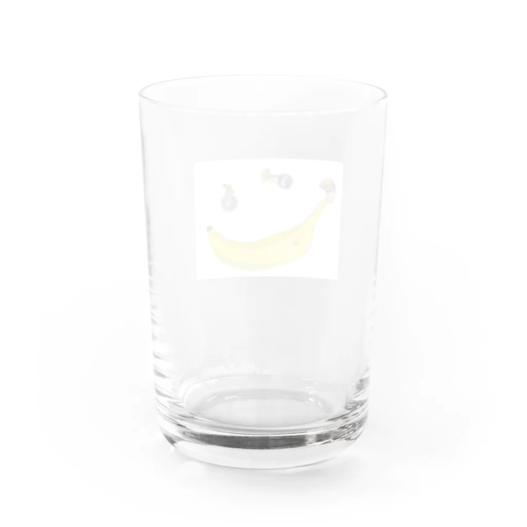 ホームタウンスター　Hometown Star のバナナスマイリー　Banana Smiley Water Glass :back