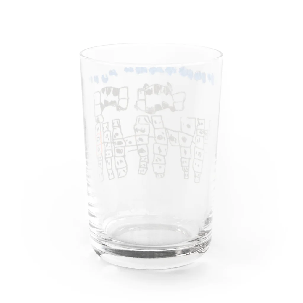 rakugayaのDaughter's drawing 20220307 Water Glass :back
