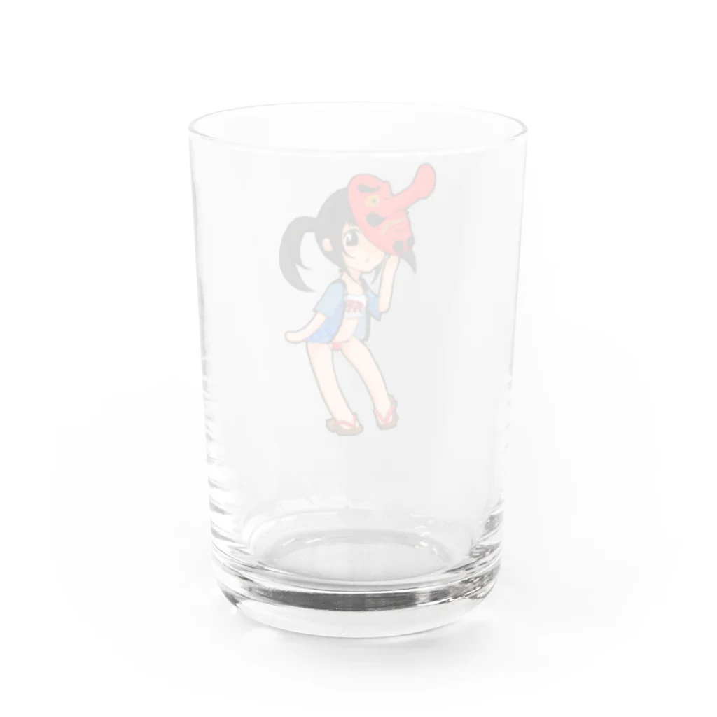 てんぐちんのてんぐちん 全身 Water Glass :back