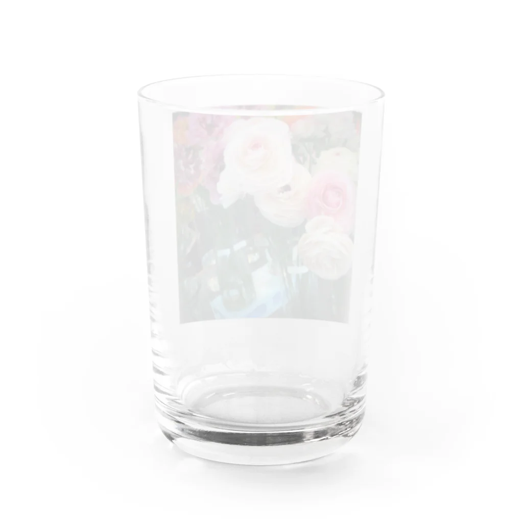 ねこねこ の おみせのRanunculus Water Glass :back