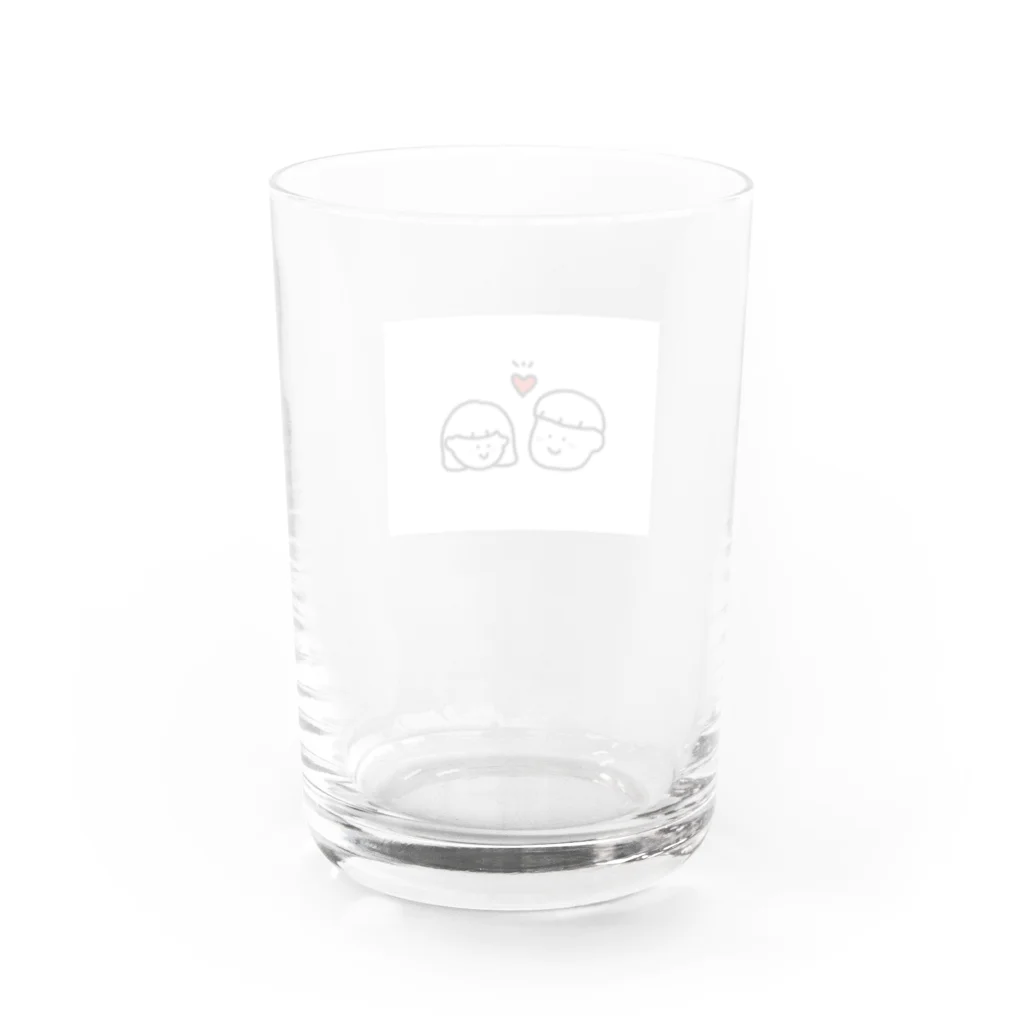 Supuunの仲良し^^ Water Glass :back