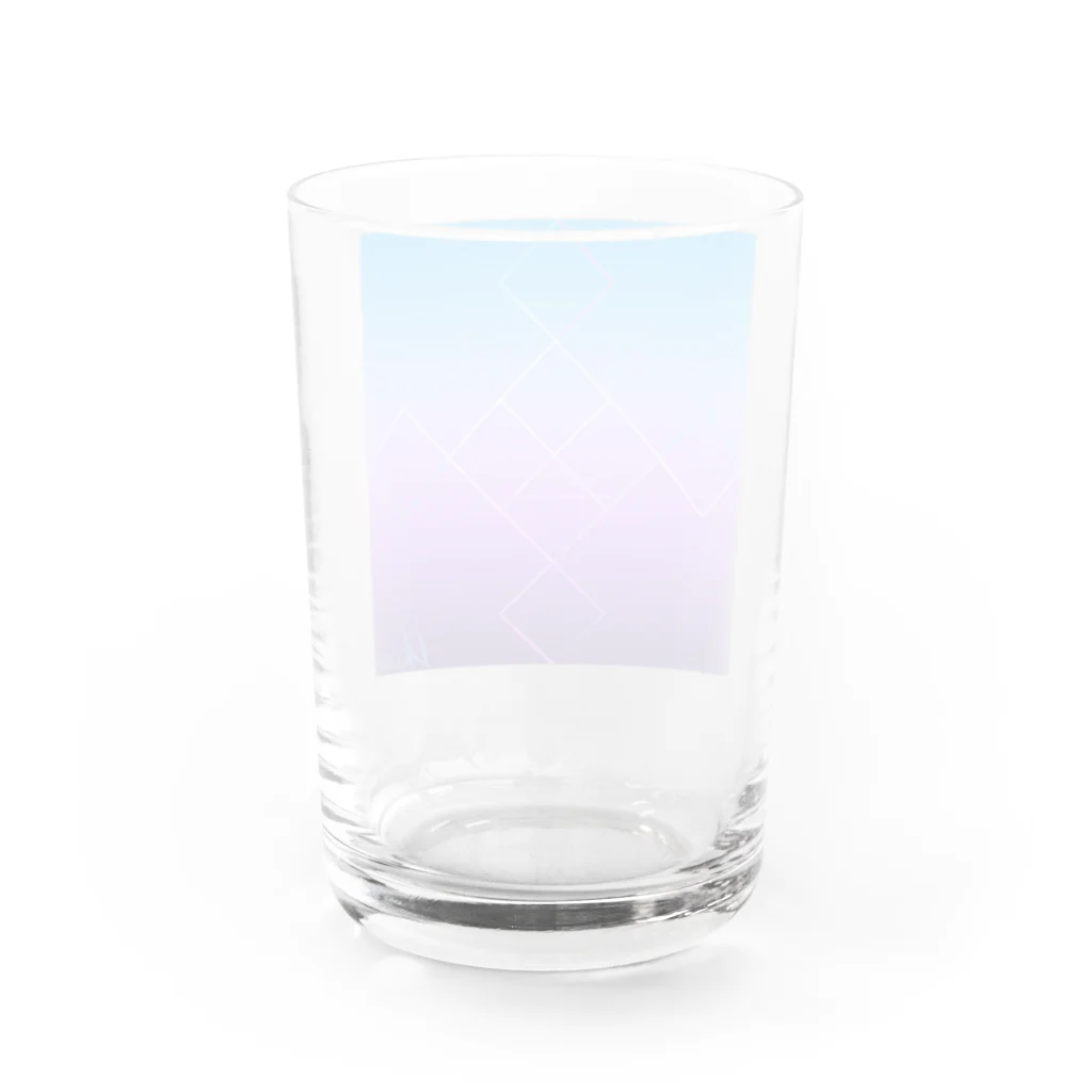 ひはせのグラデーション.春 Water Glass :back