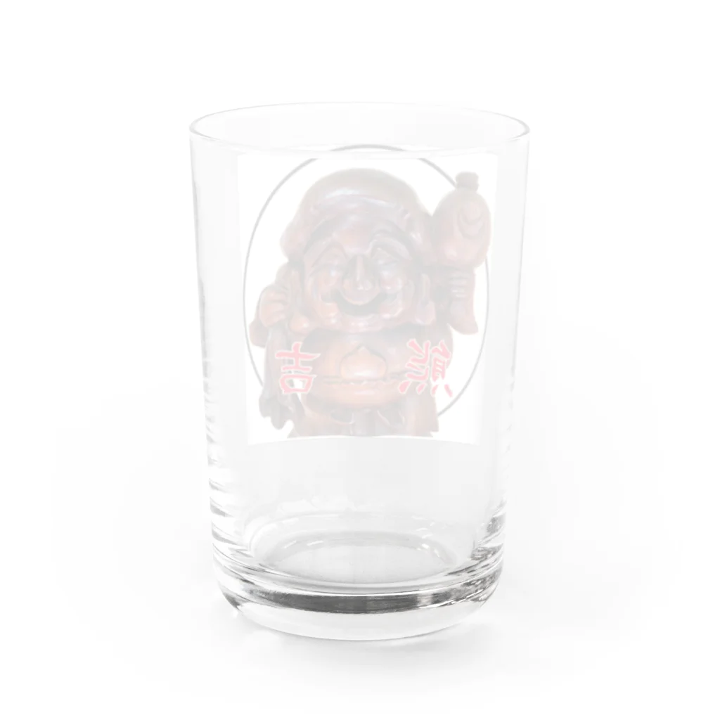 大石熊吉大黒天の熊吉 Water Glass :back