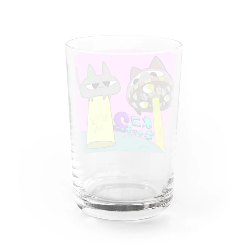 ぐのねこキャッチャー２　サイン入り Water Glass :back