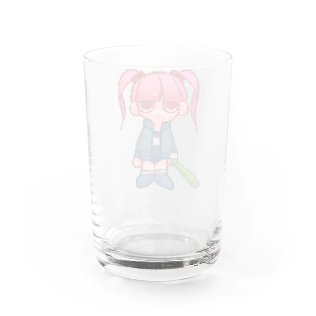 夢現ダンジョングッズ売場のアイちゃん Water Glass :back