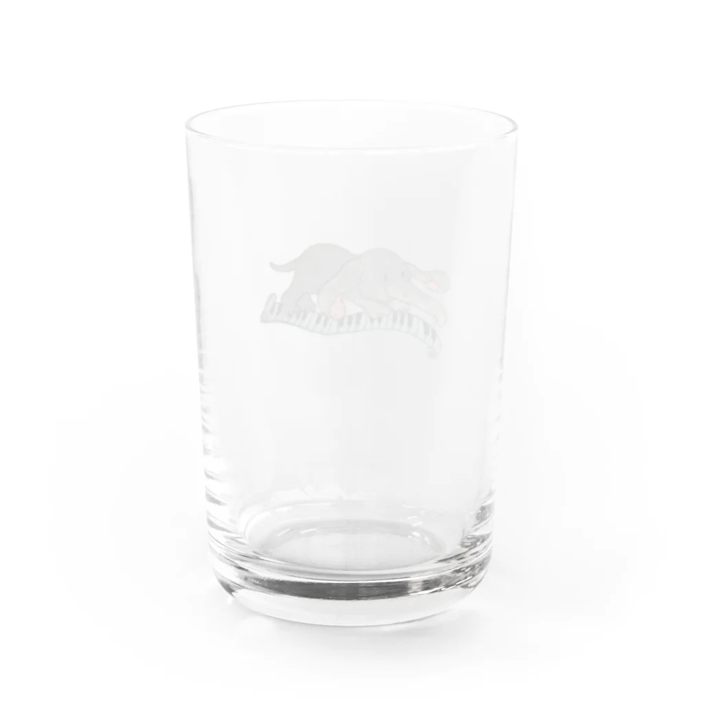 NoenoeMagicの裸ん坊テツ君（額無し） Water Glass :back