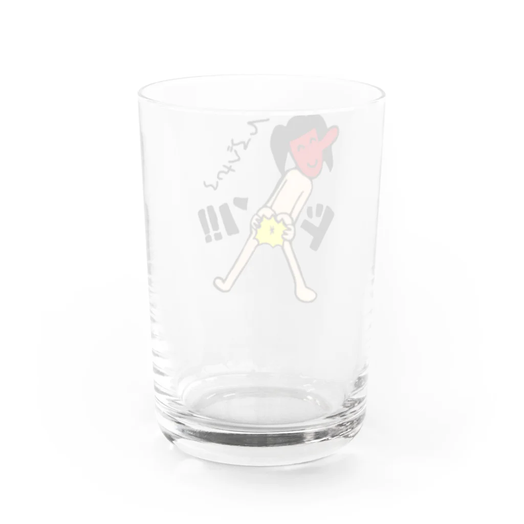 てんぐちんのてんぐちん ドン！！ Water Glass :back