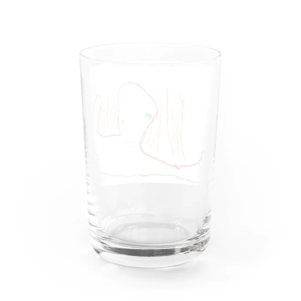 お絵かき帳の20210310たこ Water Glass :back