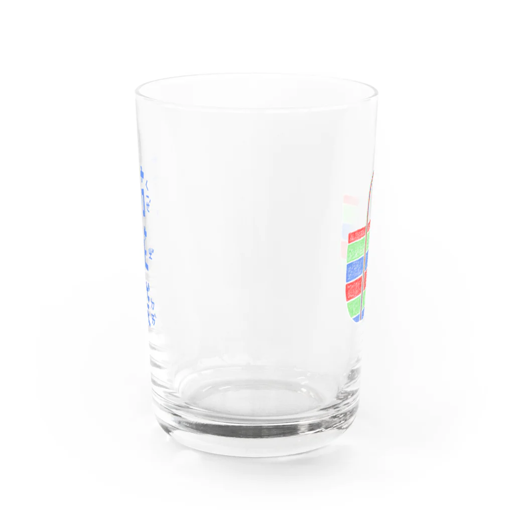 Bopomofoの台湾漁師網バッグ Water Glass :back