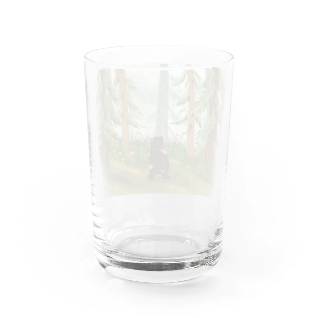 picturebooksのforest Water Glass :back