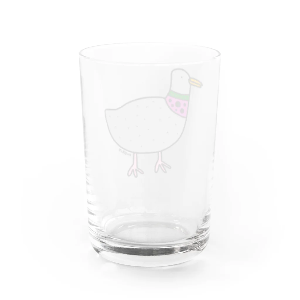 INGRIDのハトさん🐦🐦🐦 Water Glass :back