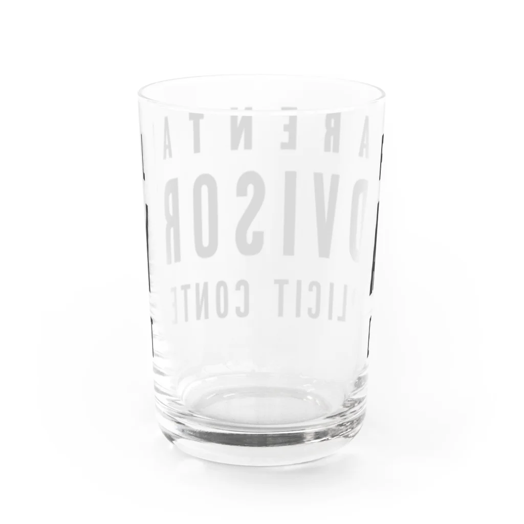 DRIPPEDのPARENTAL ADVISORY-ペアレンタル アドバイザリー-文字のみロゴTシャツ Water Glass :back