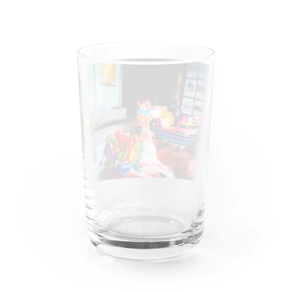 ぱらいそ洋品店の台湾街角チープ乗り物グラス Water Glass :back