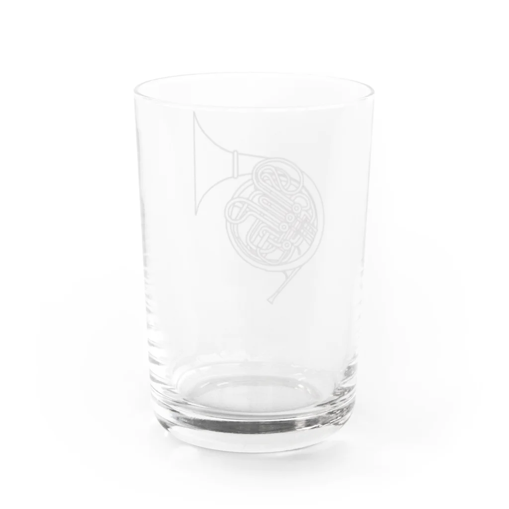 ビックリバンのこれ、ホルン Water Glass :back