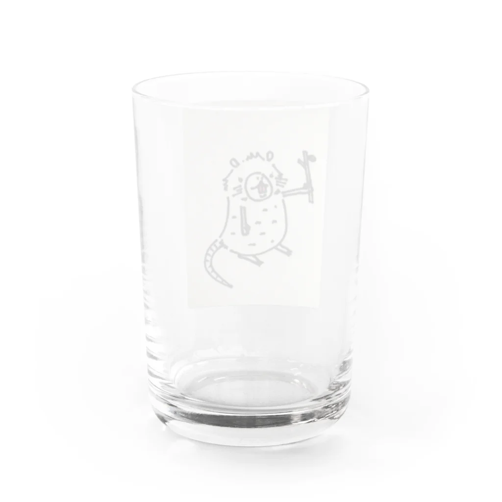 top_of_the_well_helloのヌートリア Water Glass :back