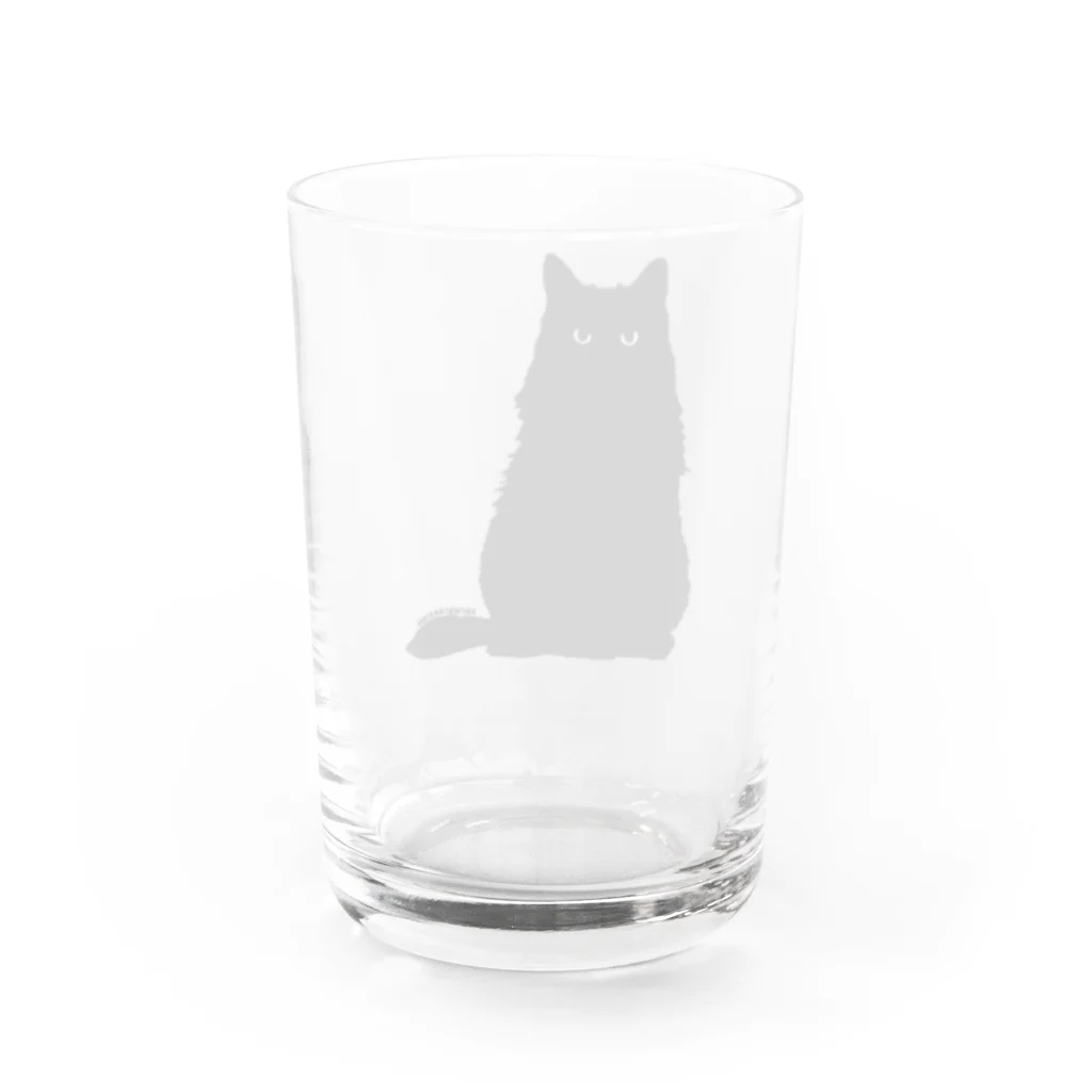 SAIWAI DESIGN STOREのクロネコこぶお Water Glass :back