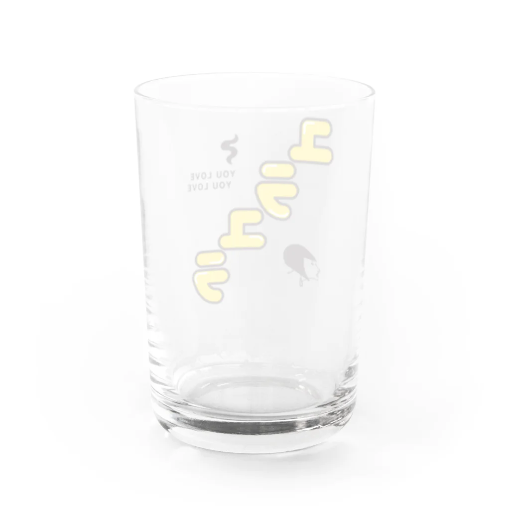 ゆらゆらのユラユラ公式アイテム Water Glass :back