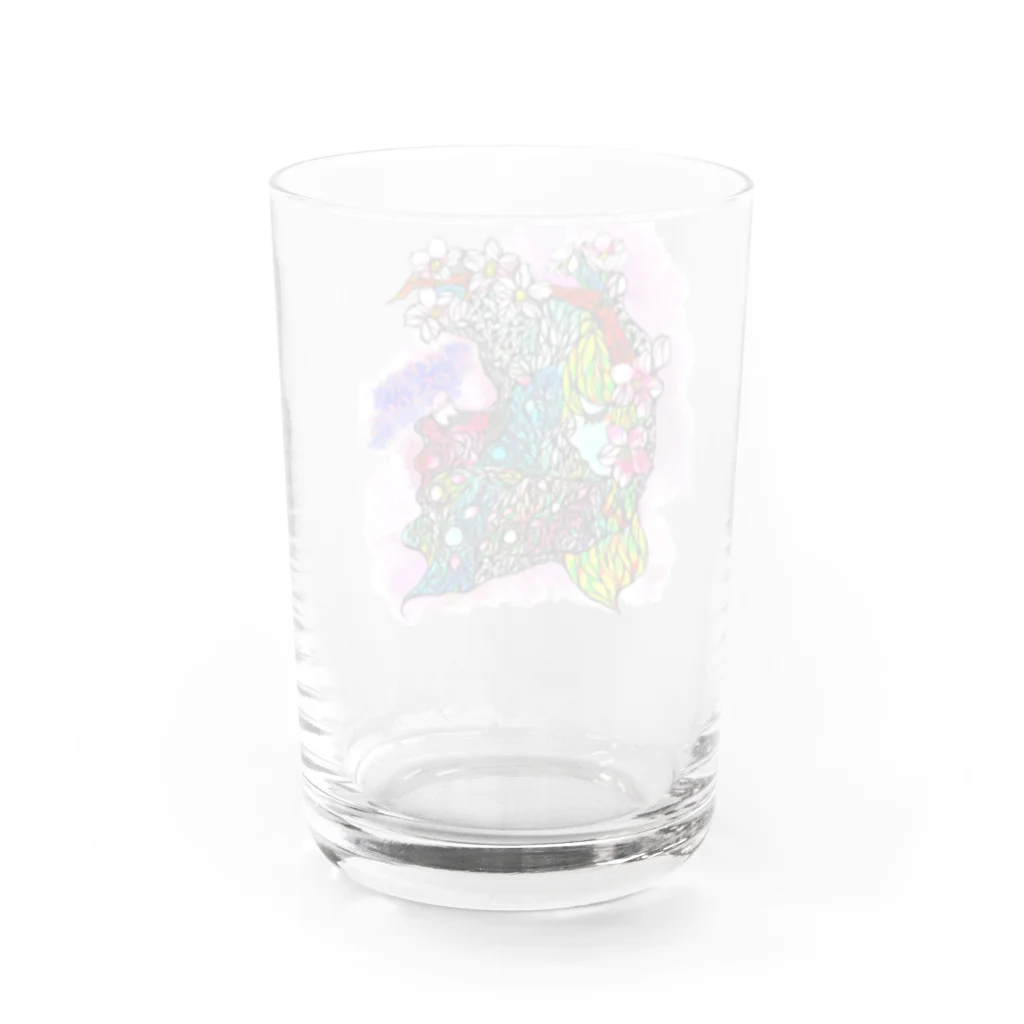 Rita.*の桜と少女 Water Glass :back