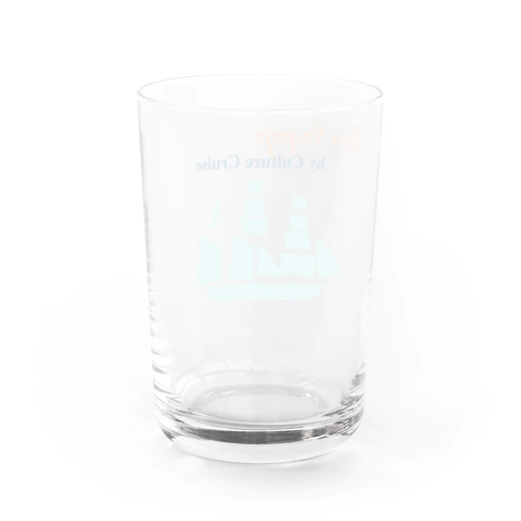 Culture Cruiseストアの「Bon Voyage」by Culture Cruise Water Glass :back