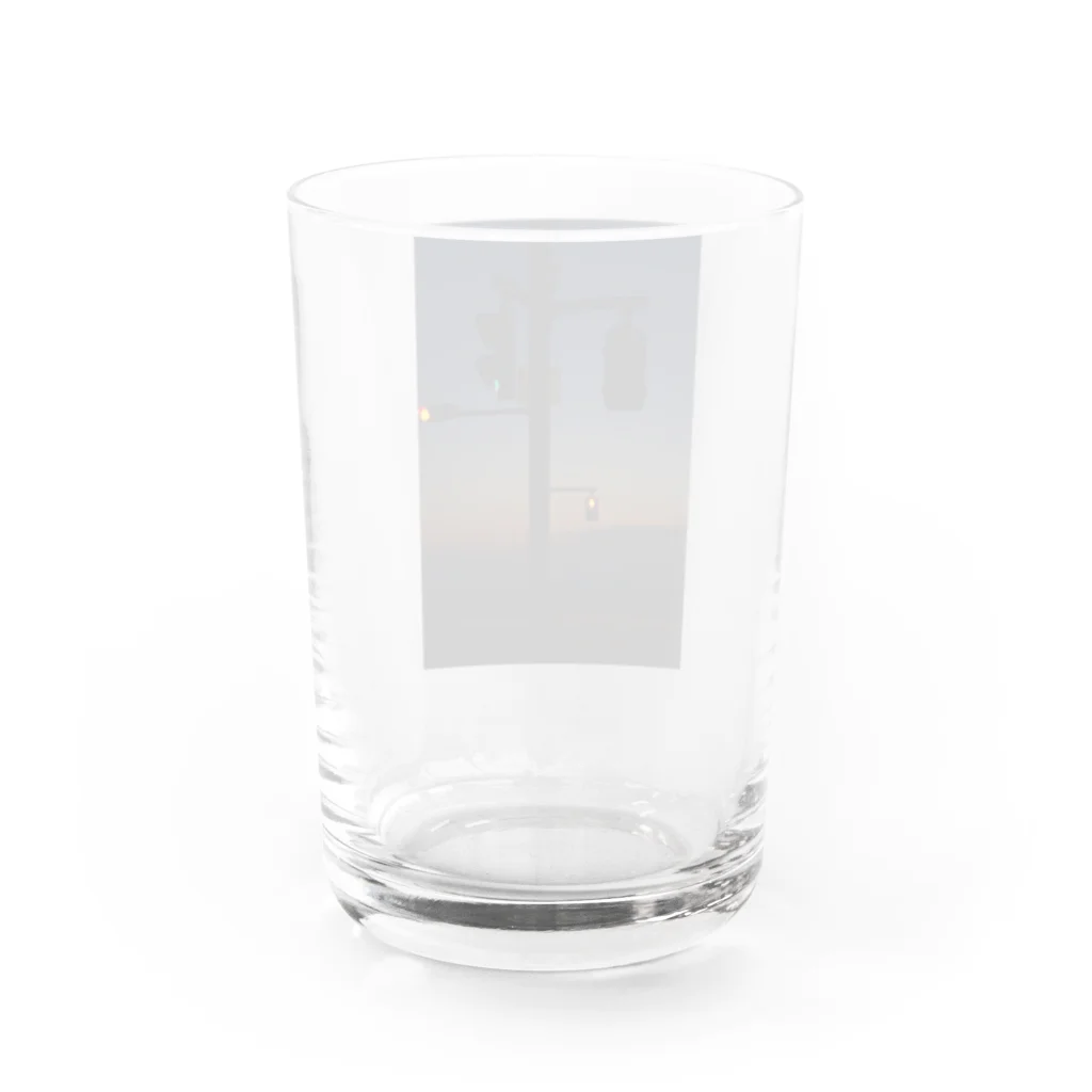 K-sampoのガラスのサンセット（グラス） Water Glass :back