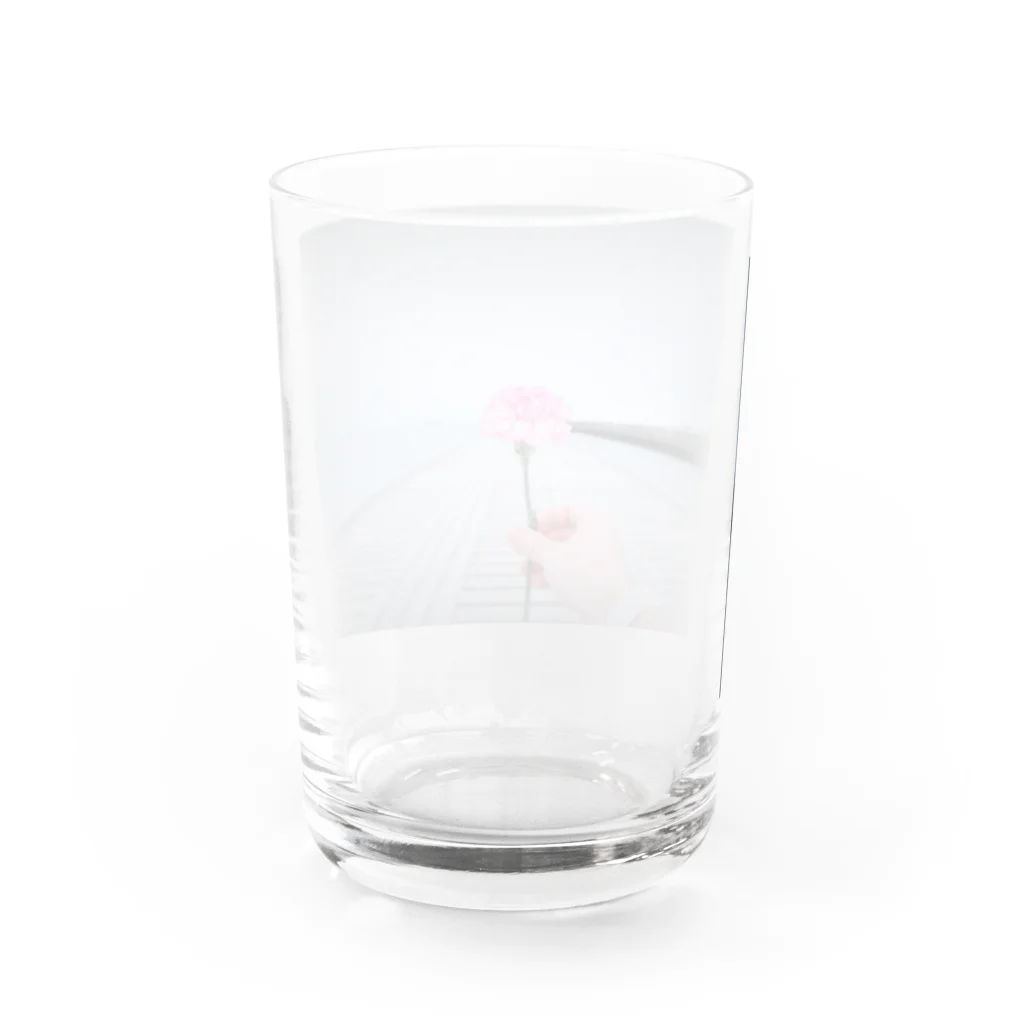 K-sampoのガラスのカーネーション（グラス） グラス反対面