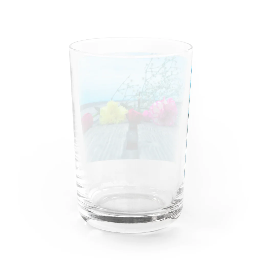 K-sampoのガラスの花束（グラス） Water Glass :back