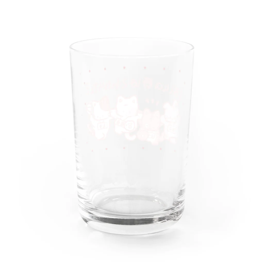 米沢にゅ〜たうんのぼくらの春はこれからだ！ Water Glass :back