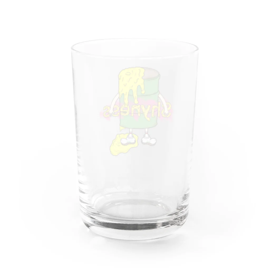 shyness のshyness oil Water Glass :back